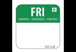 Vogue étiquettes décollable vendredi vert - 1000pcs